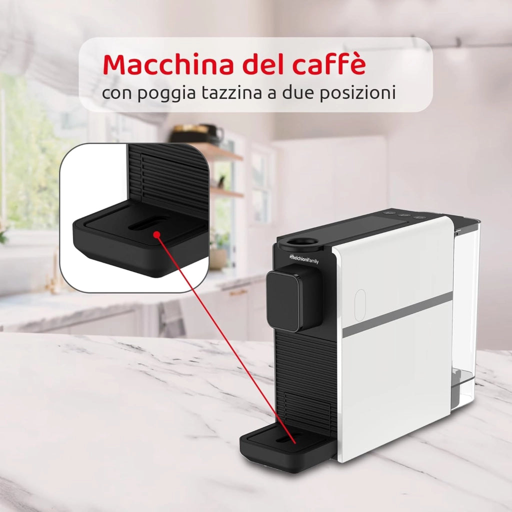 Macchina Caffe Automatica Melchioni Cremosa Compatibile Capsule nespresso 20bar