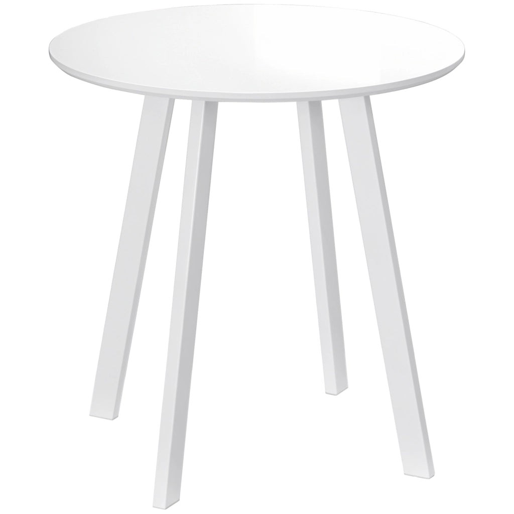Tavolo da pranzo per 2 persone ¨C zephmum ¨C bianco 72x72x75 cm