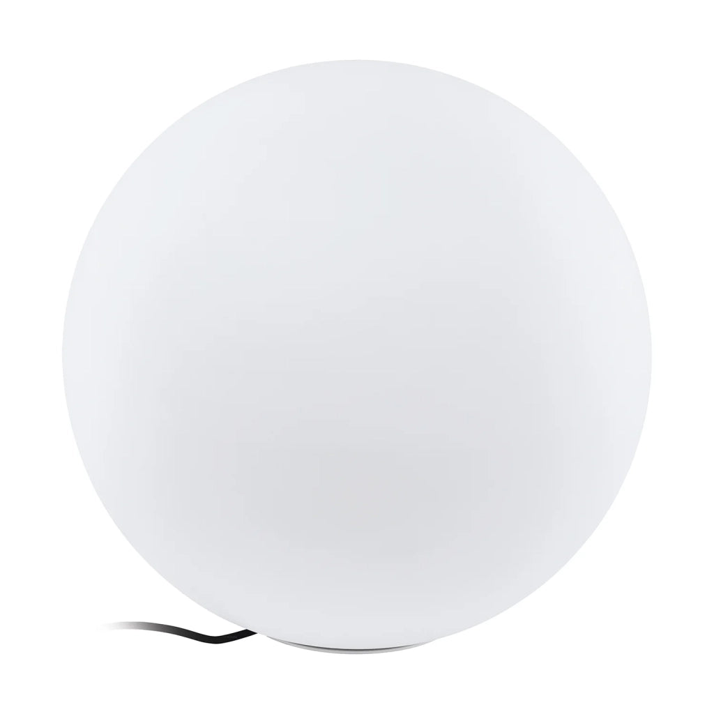 Sfera Esterno Contemporanea Monterolo Policarbonato Bianco 1 Luce E27 50Cm