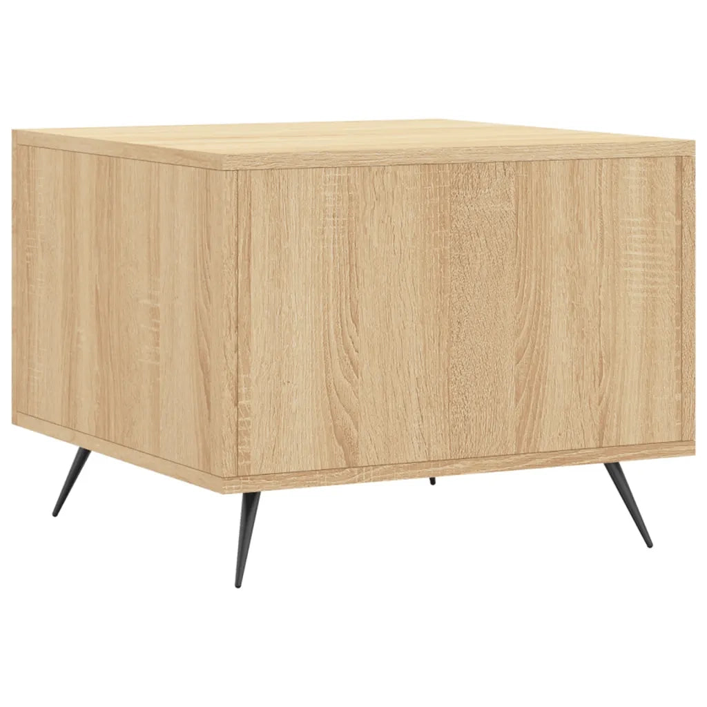 Tavolino da Salotto-Tavolino da soggiorno-Tavolo Rovere Sonoma 50x50x40 cm Legno Multistrato 703737