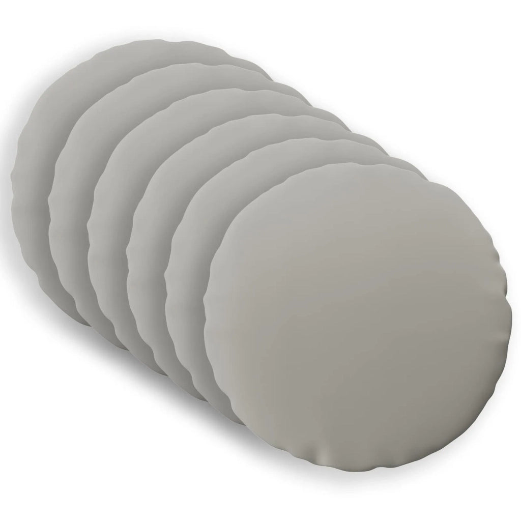 Federa 6 pcs HEERLEN Grigio Ø 50 cm Poliestere 922678