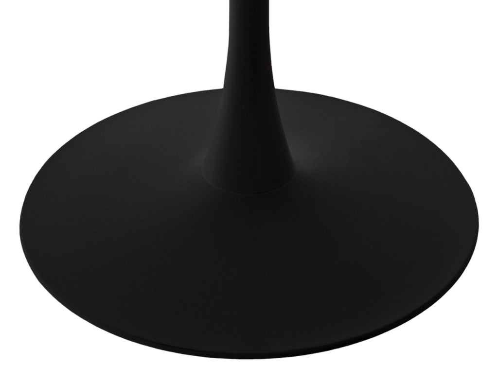 Tavolo rotondo Ø120 cm, tavolo da pranzo tondo mod. Omar - Colore: Nero - TR10-12OMPM