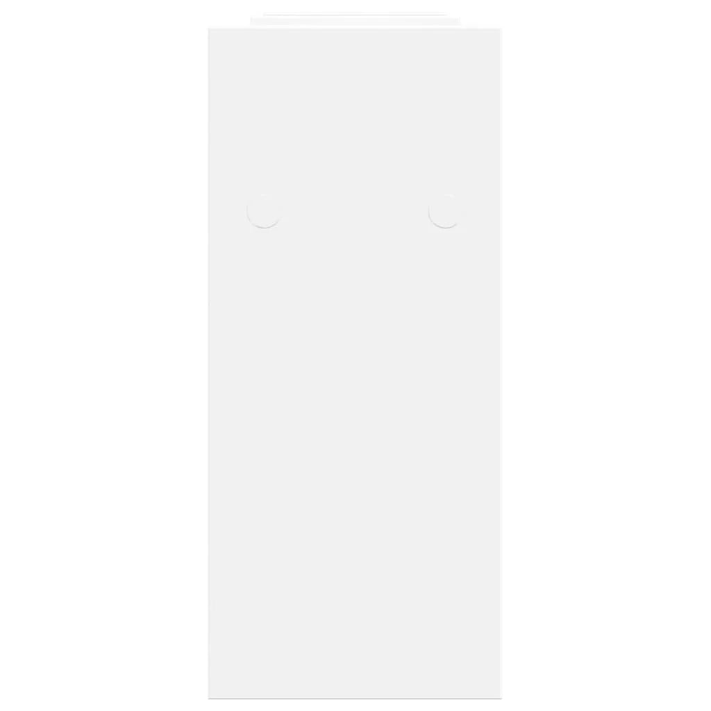 Mobiletto portaoggetti per ufficio 34,5 x 15,5 x 35,5 cm in legno ingegnerizzato Bianco 02_0043550
