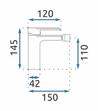 Rubinetto Da Bidet Rea Hass Black