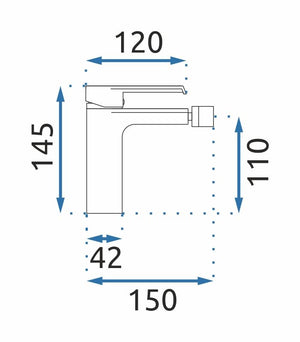 Rubinetto Da Bidet Rea Hass Black