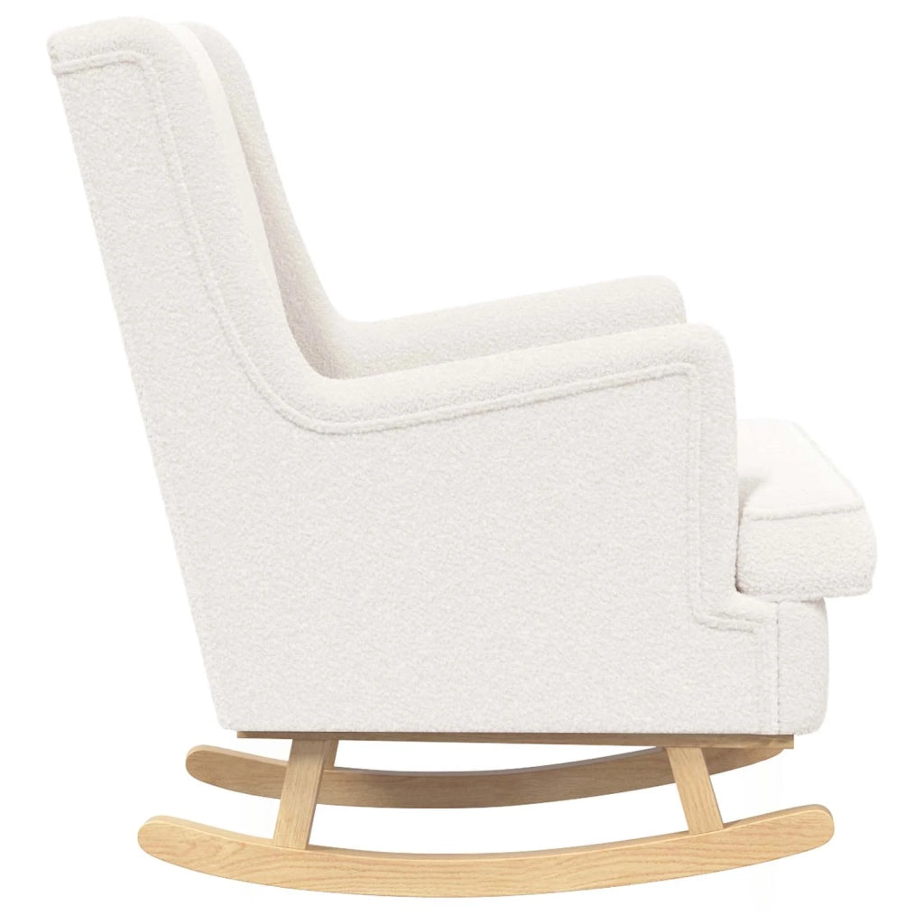 Sedia a dondolo Crema 62 x 80 x 85 cm Bouclé
