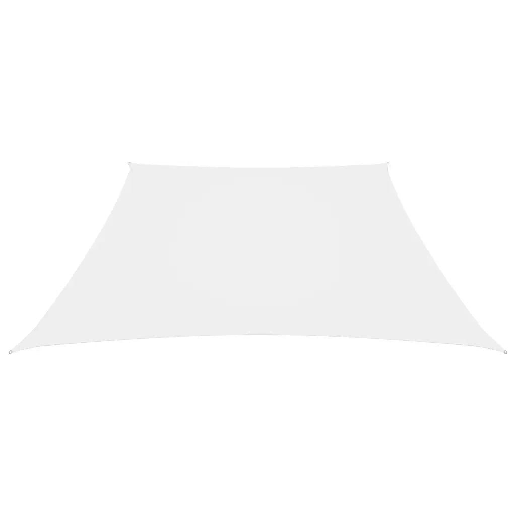 Parasole a Vela in Tela Oxford a Trapezio 2/4x3 m Bianco