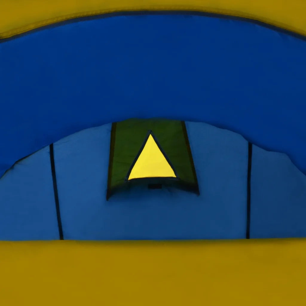Tenda da Campeggio per 4 Persone Blu Marino/Giallo cod mxl 66031