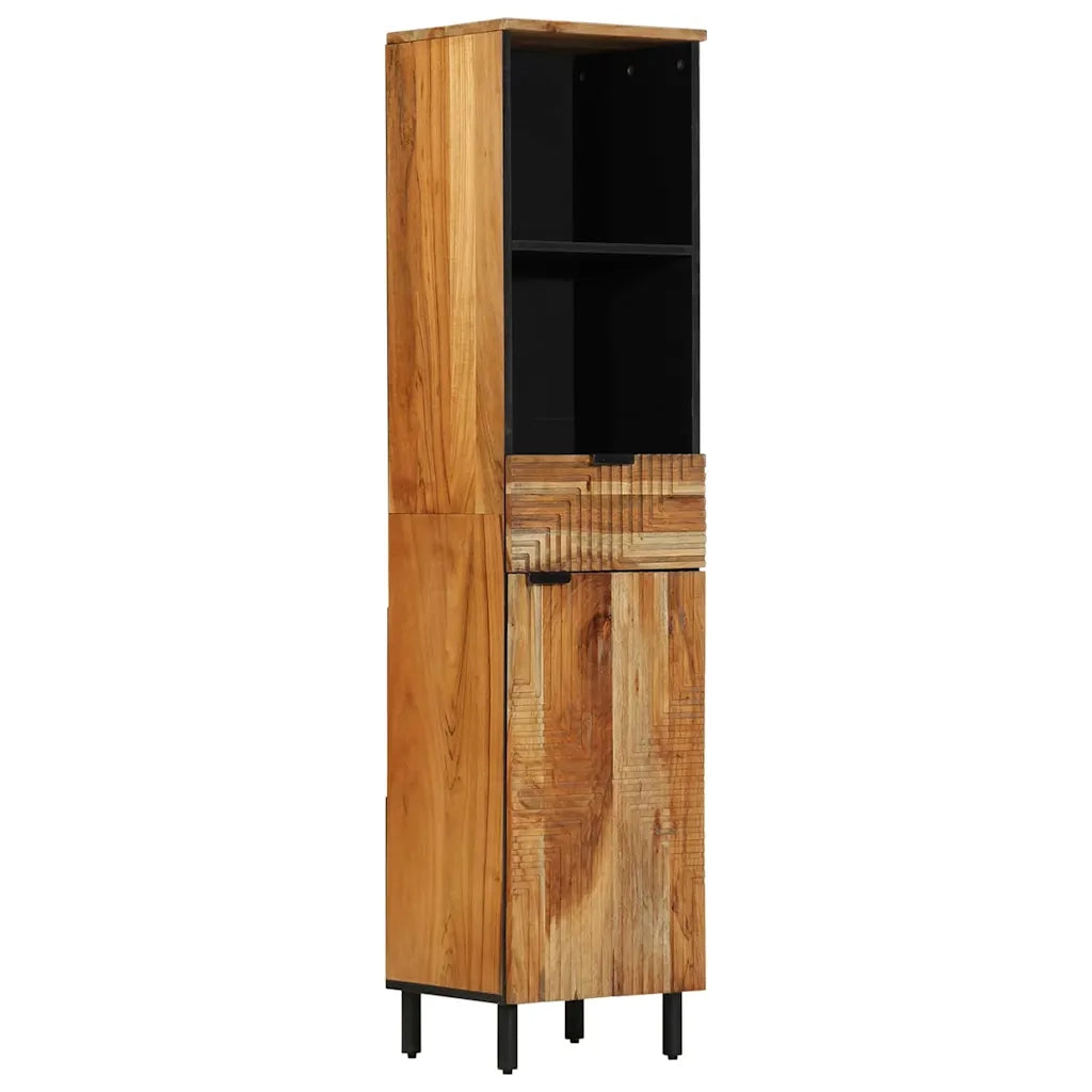 Set di mobili per il bagno con cassetto con porta 5 pcs Marrone 3310015