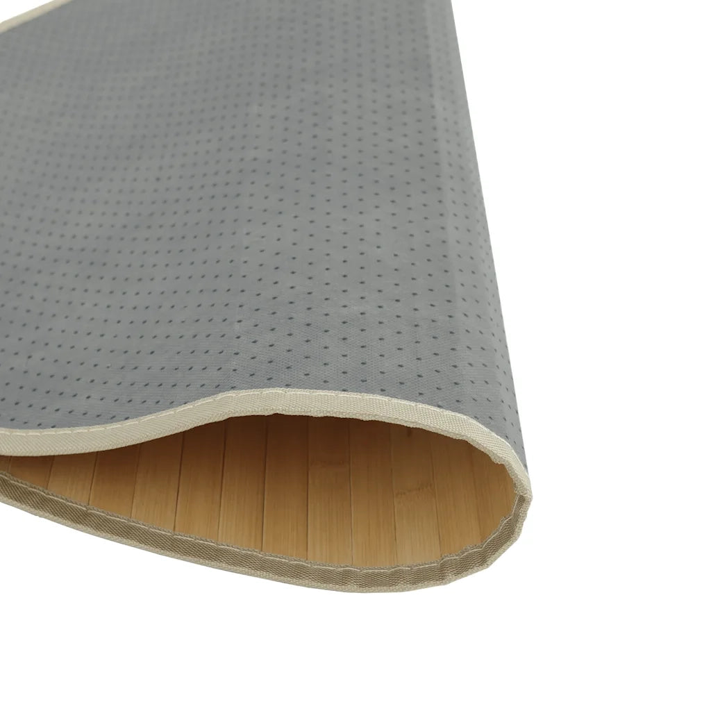 Tappeto Rotondo Naturale Chiaro 60 cm in BambÃ¹