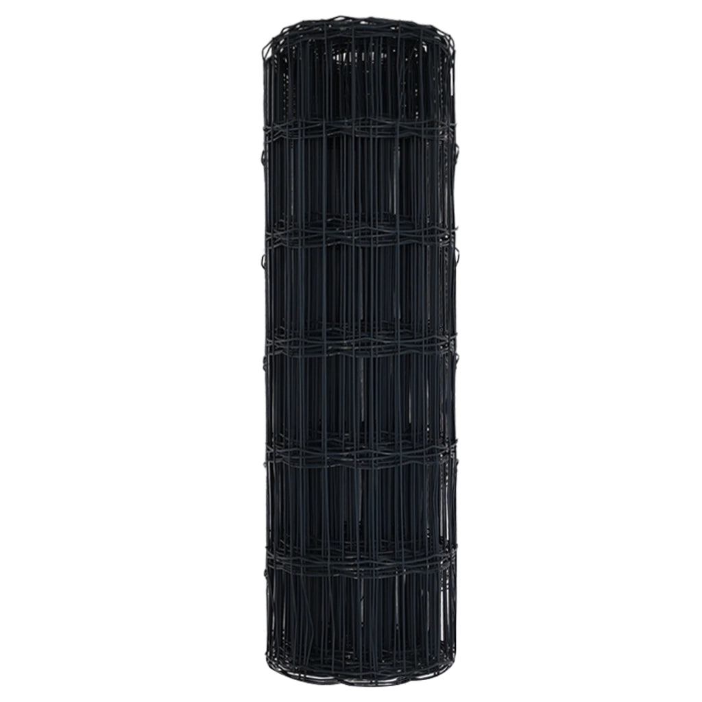 Recinzione Euro Grigio 0,4x10 m Acciaio