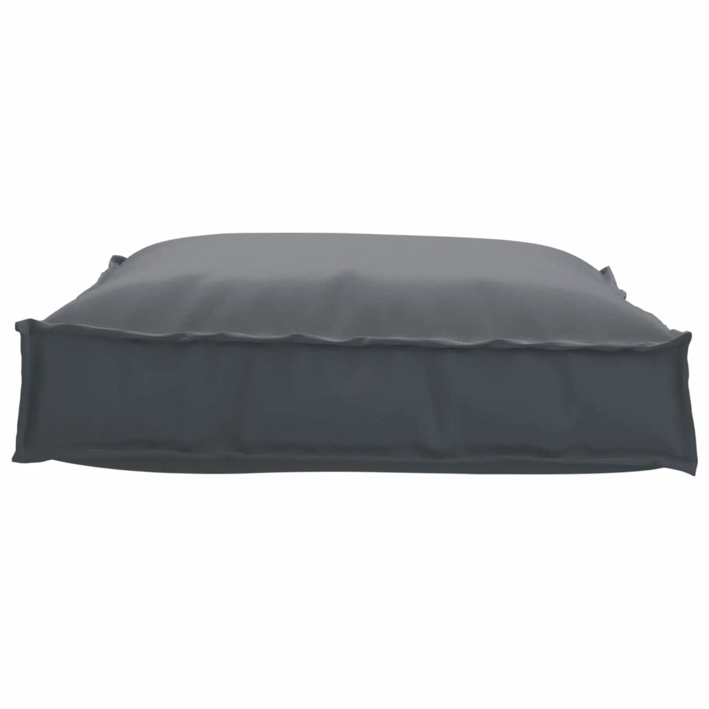 Cuscino Antracite 70 x 70 x 12 cm Tessuto Oxford 42001498