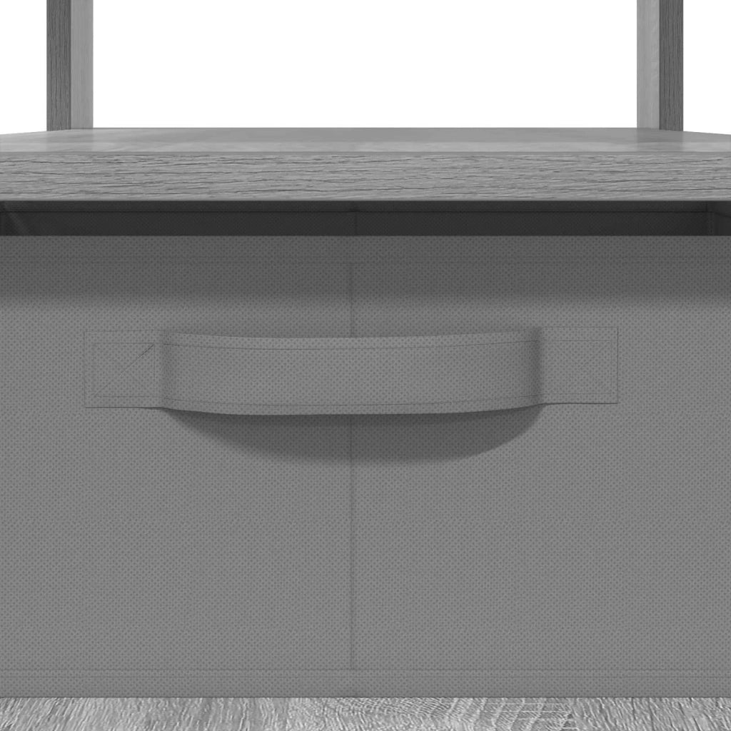 Tavolino da salotto con cassetto Grigio Sonoma 77 x 55 x 42 cm 8000417