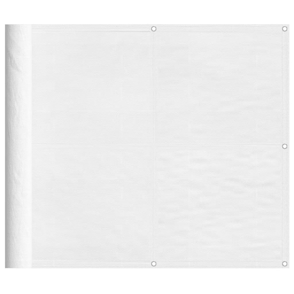 Paravento da Balcone Bianco 90x800 cm 100% Poliestere Oxfordcod mxl 114040