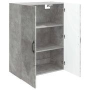 Armadietto a Muro | Mobiletto a muro Grigio Cemento 66 x 34,5 x 90 cm