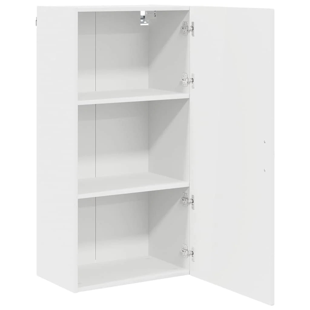 Mobile da cucina moderno da parete con pratico spazio di archiviazione 50 x 31 x 100 cm legno ingegnerizzato bianco 02_0054465