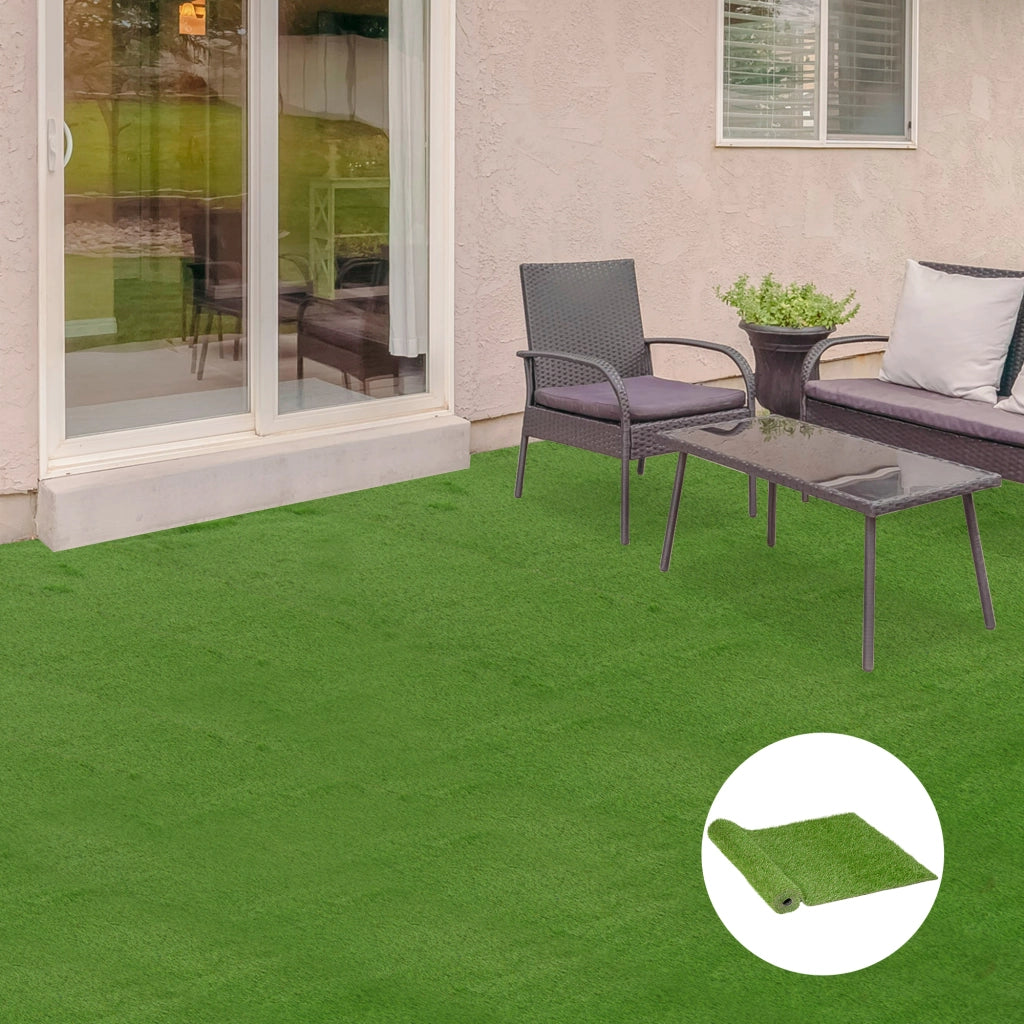 Tappeto erba sintetica ¨C zephmum ¨C Verde, 2,5 cm, 3x1 m