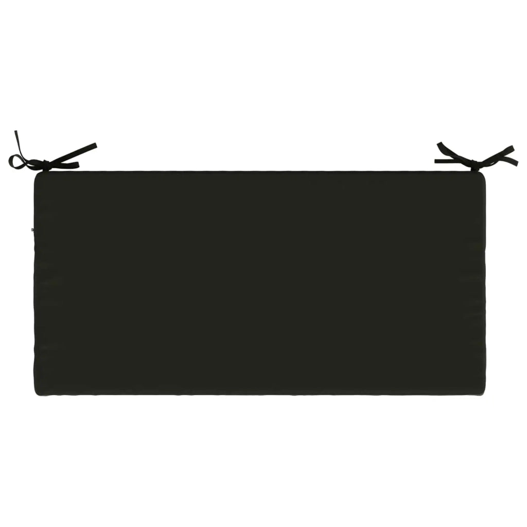 Cuscini per Panchina a 2 Pezzi SOEST 2 pz 100% Poliestere Nero 949517