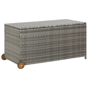 Contenitore da Giardino Grigio Chiaro 120x65x61 cm Polyrattan cod mxl 60288