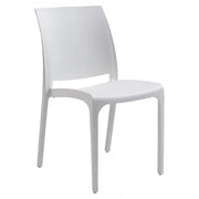 SEDIA VOLGA BIANCA 54X46XH80CM IMPILABILE