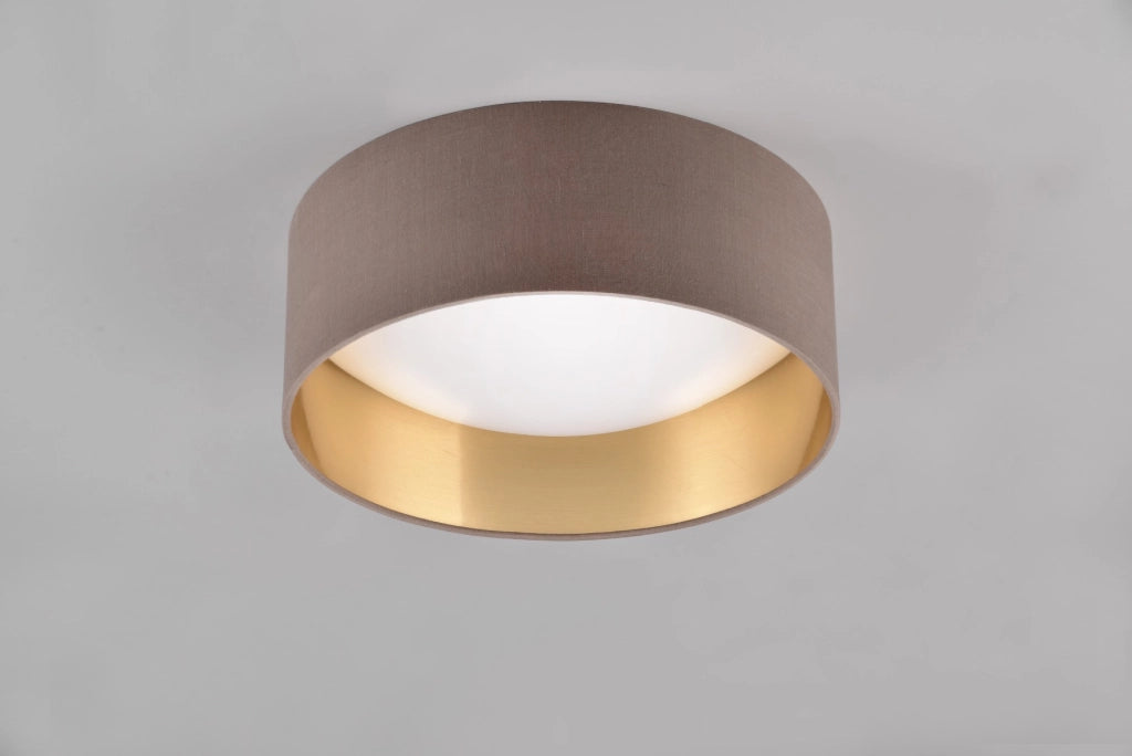 Plafoniera rotonda 30 cm grigia LED 12W RL Locarno
