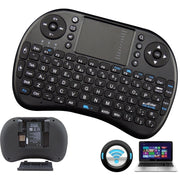 Trade Shop - Mini Tastiera Wireless 2,4ghz Qwerty Touchpad Per Android Tv Xbox Pc 92 Tasti -