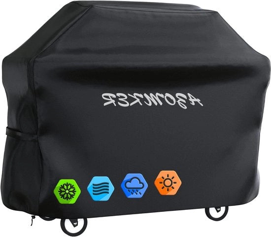 Hoe per barbecue - resistente all'acqua, resistente alle intemperie e impermeabile - 145 x 61 x 117 cm - con protezione UV per diversi marchi