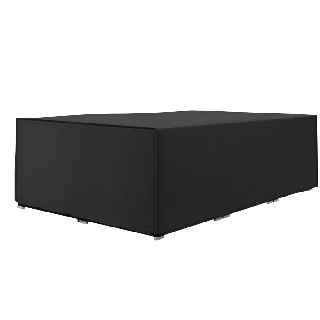 Copertura per set mobili da giardino ¨C Xylo ¨C tessuto Oxford impermeabile anti-UV, 222x155x67 cm, nero