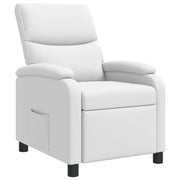 Poltrona reclinabile Bianco Similpelle 42034988
