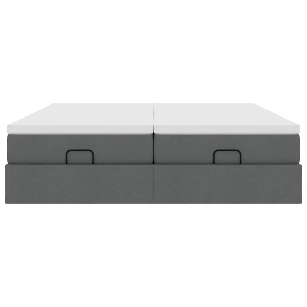 Struttura Letto Pouf con Materassi 180x200 cm in Tessuto 3311242