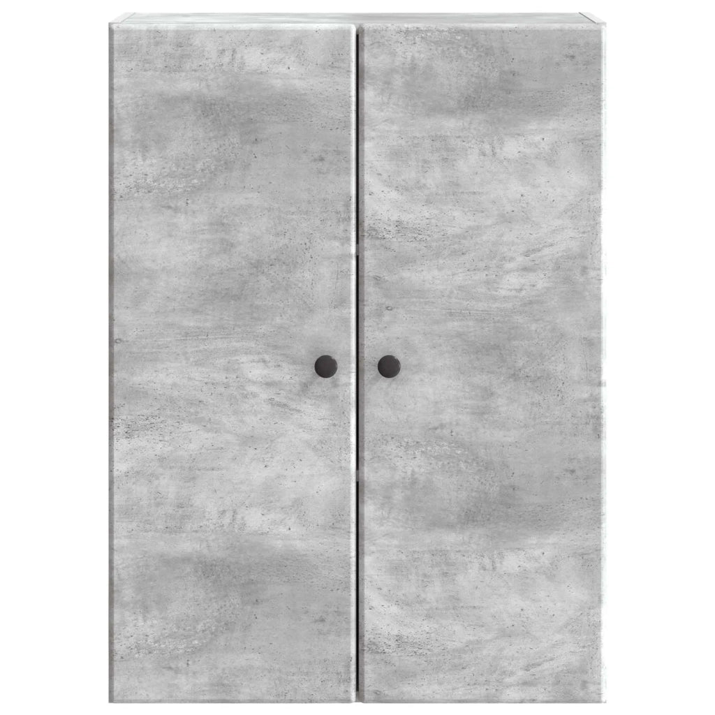 Mobiletto a muro Grigio Cemento 66 x 34,5 x 90 cm