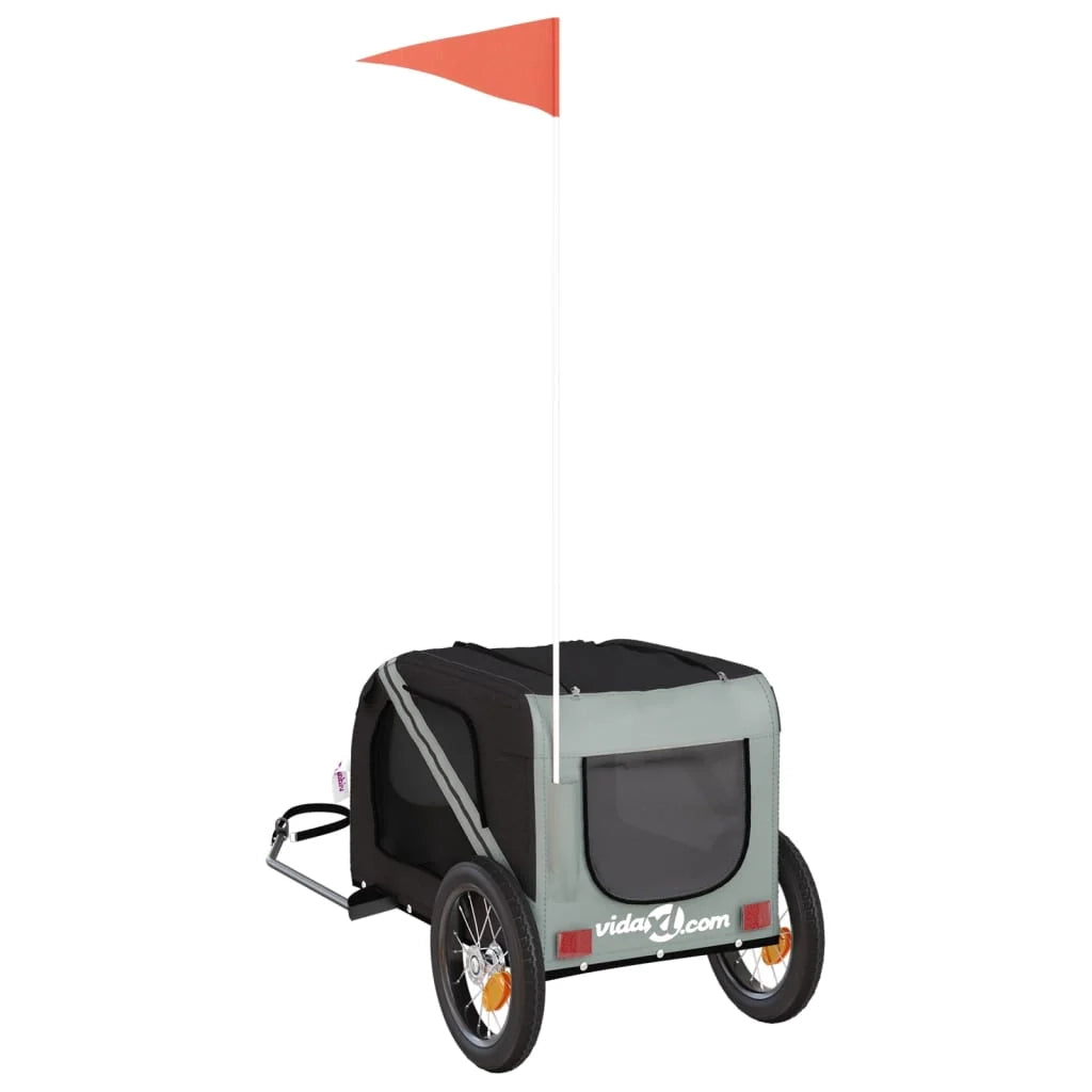 Rimorchio/carrello per animali domestici grigio 02_0044266