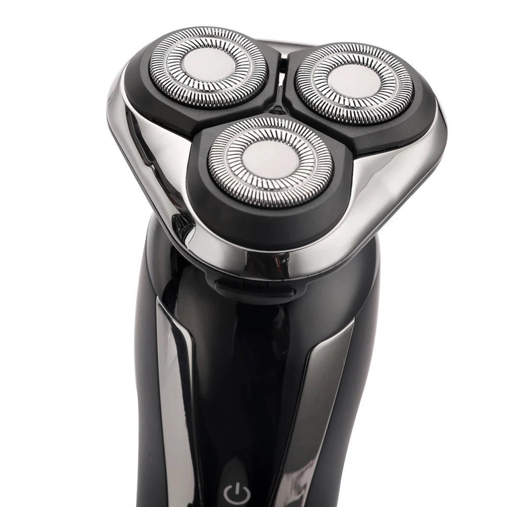 Trade Shop - Rasoio Professionale Vgr V-309 – Rotary Shaver Barber 3 Lame Usb Impermeabile -
