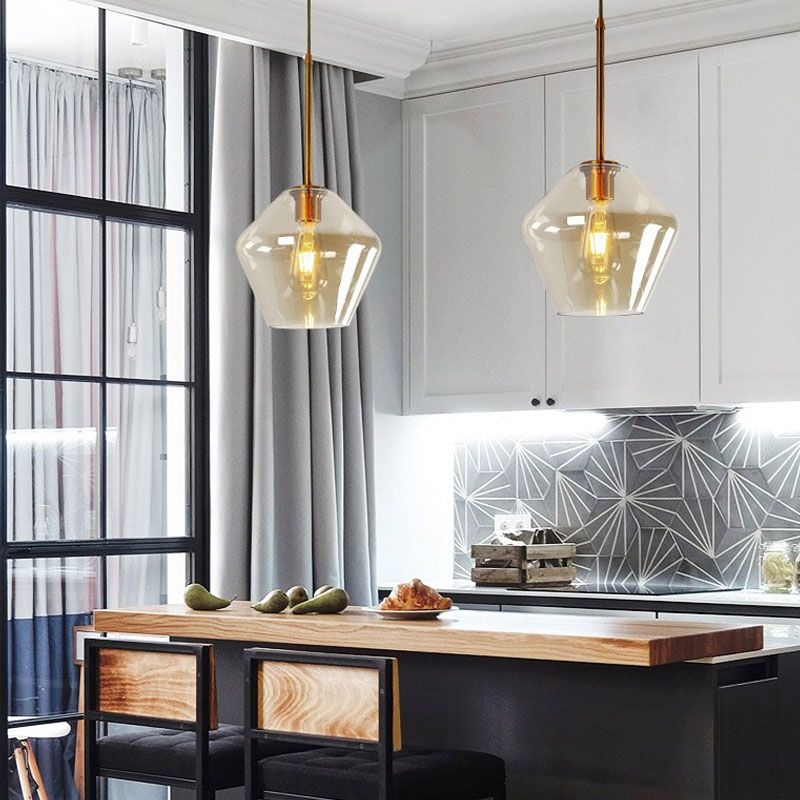 Lampada Da Soffitto Di Vetro APP439-1CP APP440-1CP Transparente