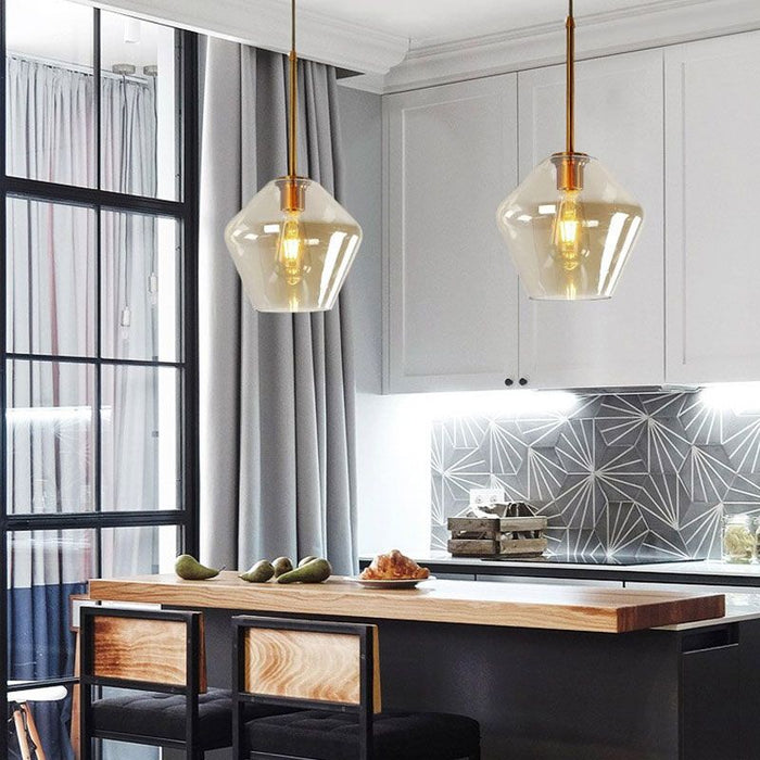 Lampada Da Soffitto Di Vetro APP439-1CP APP440-1CP Transparente