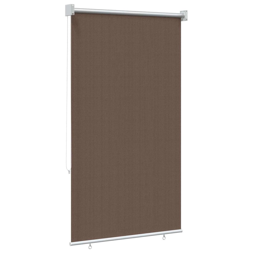Tenda a Rullo Esterno Blocco UV 90% Tortora 80 x 140 cm HDPE 42036143