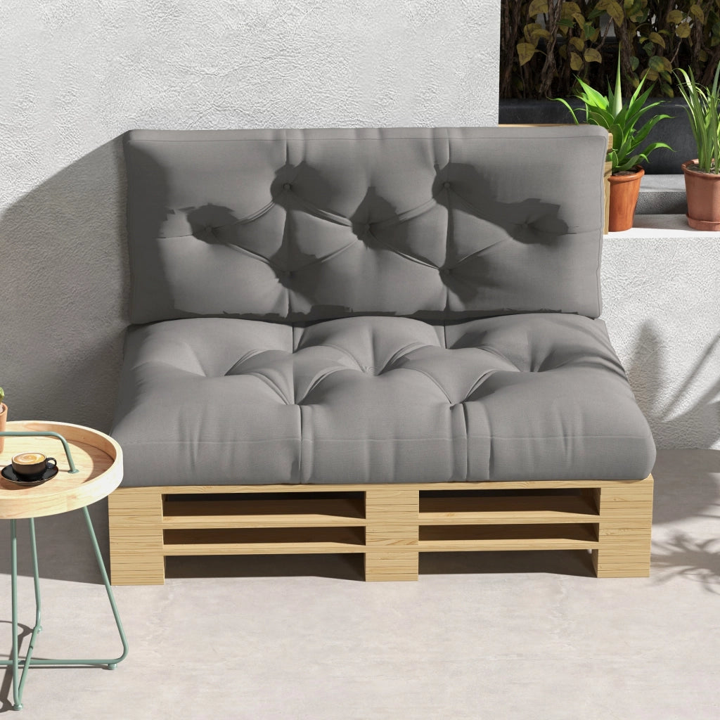 Cuscino per seduta ¨C zephmum ¨C Grigio 120x80x12 cm
