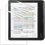 Protezione schermo 3 pezzi - Antigraffio opaco - Adatto per e-reader Kobo Libra Colour 7"/Kobo Libra 2 7" - Installazione semplice - Protezione premium PET - Pellicola schermo
