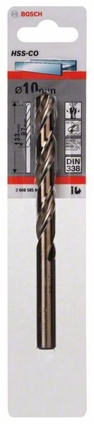 2608585864 - Punte per metallo HSS-Co, DIN 338 10 x 87 x 133 mm