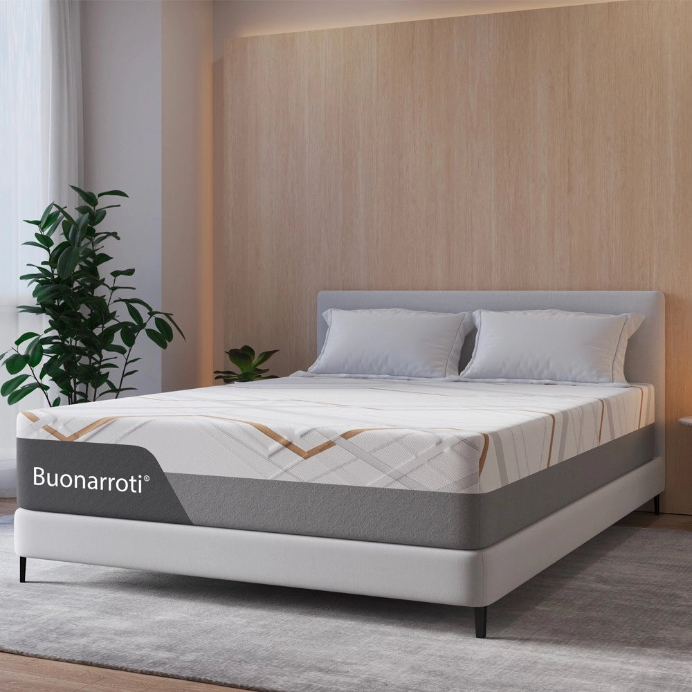 Materasso matrimoniale Corvo con Memory Foam, sfoderabile con molle insacchettate 160x200x30 cm