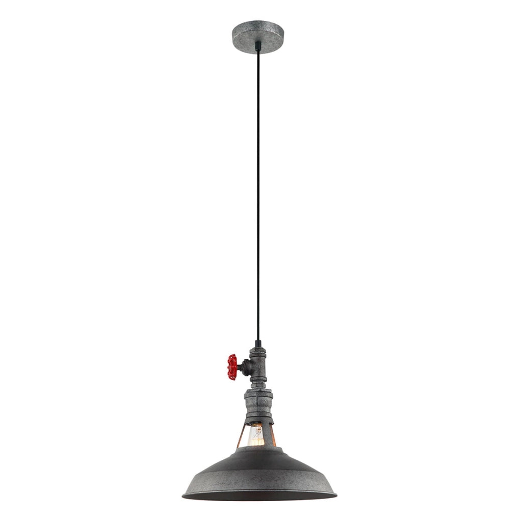 Lampada a sospensione Italux Garibaldo grigio Ø31 E27