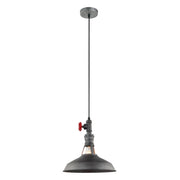 Lampada a sospensione Italux Garibaldo grigio Ø31 E27