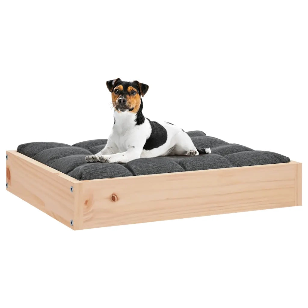Cuccia per Cani 51,5x44x9 cm in Legno Massello di Pino 820846