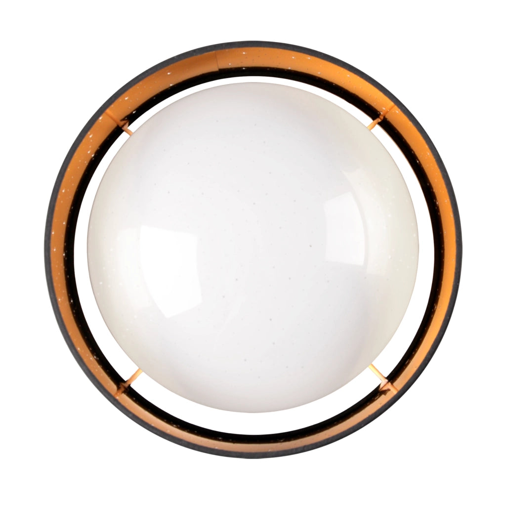 Plafoniera LED 18W 4000K Ø32cm nero-oro Tuluza Polux