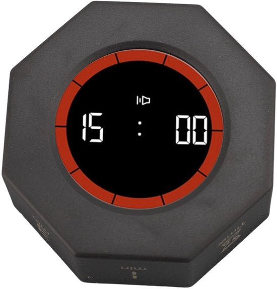 Timer da Giorno - Orologio da Scrivania con Senso di Gravità - Timer di Riscaldamento - Cronografo - Design Minimalista - 7 Tempi di Avvio Predefiniti - Timer per la Produttività
