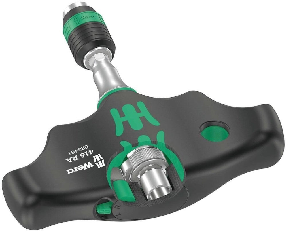 Wera 05023461001 chiave a cricchetto Nero, Verde
