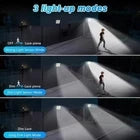2 Pezzi Faro LED Faretto Lampada Solare da Esterno con Sensore di Movimento