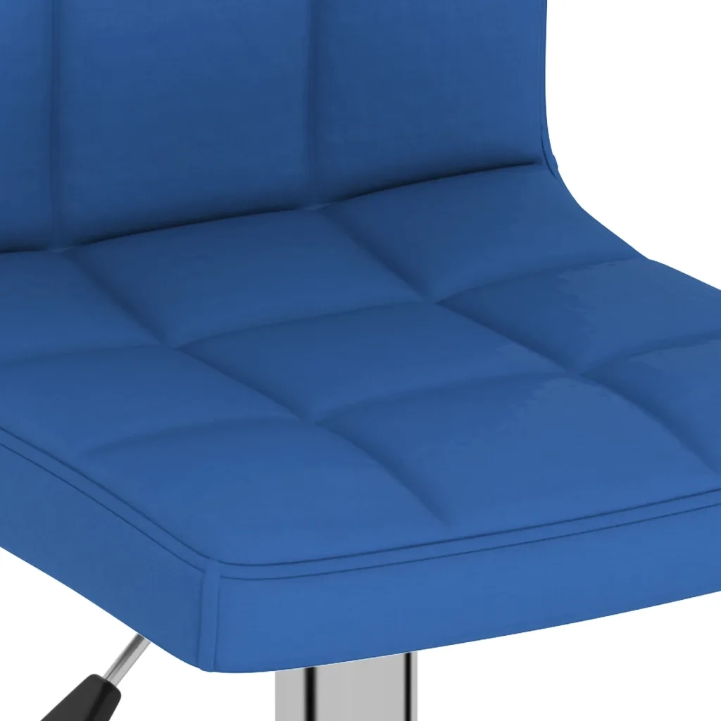 Sgabello da Bar Blu in Tessuto 334233