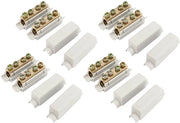 Blocco di connessione per taglio - Resistente al calore - 4 pezzi - Alta qualità - Adatto per impianti di illuminazione a soffitto - ZK 1116