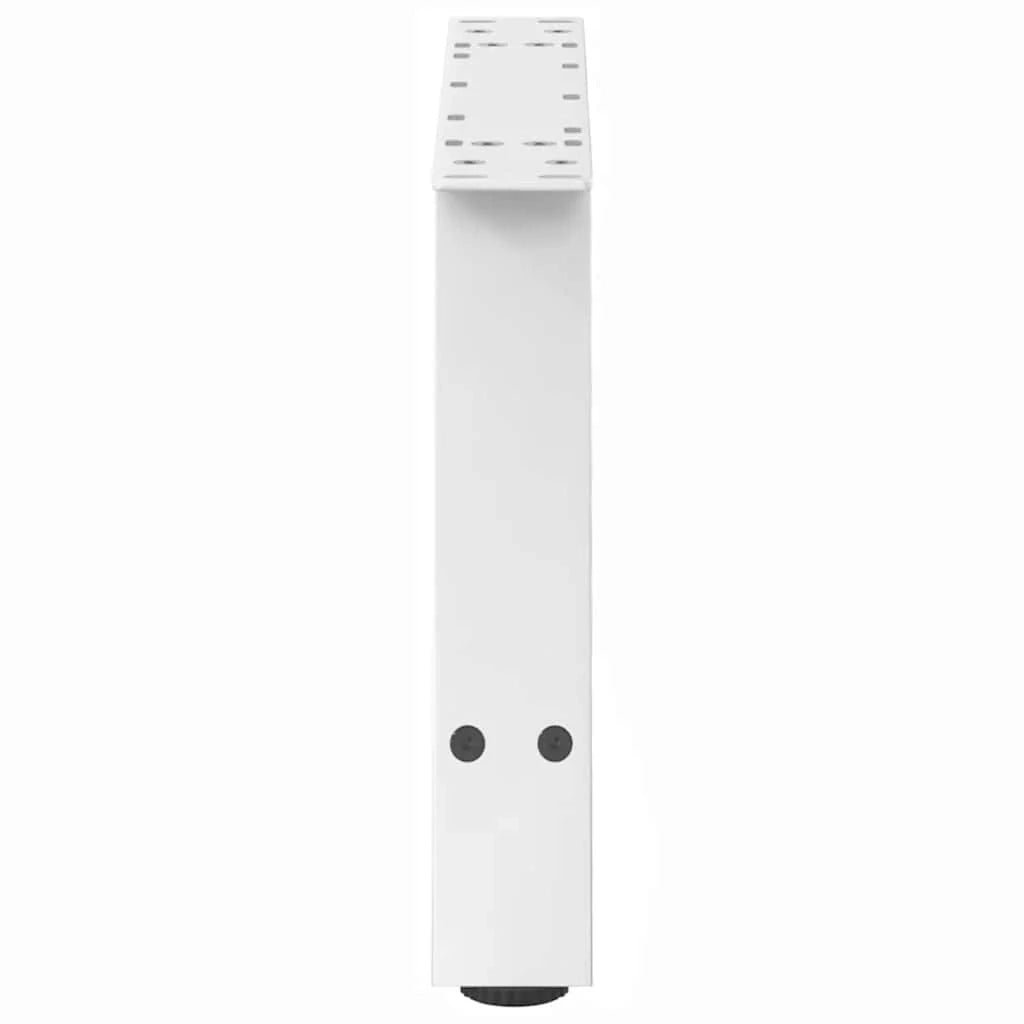 Set di 2 gambe per tavolino da caffè a forma di A 60 x 30 cm moderne e funzionali in acciaio bianco 02_0057101